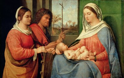 Madonna and Child with Saints by Giorgio Giorgione